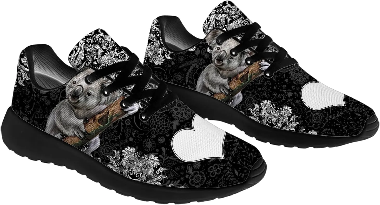 Koala Shoes for Women Men Running Shoes Cute Animal Sneakers Tennis Shoes Gifts for Women Men