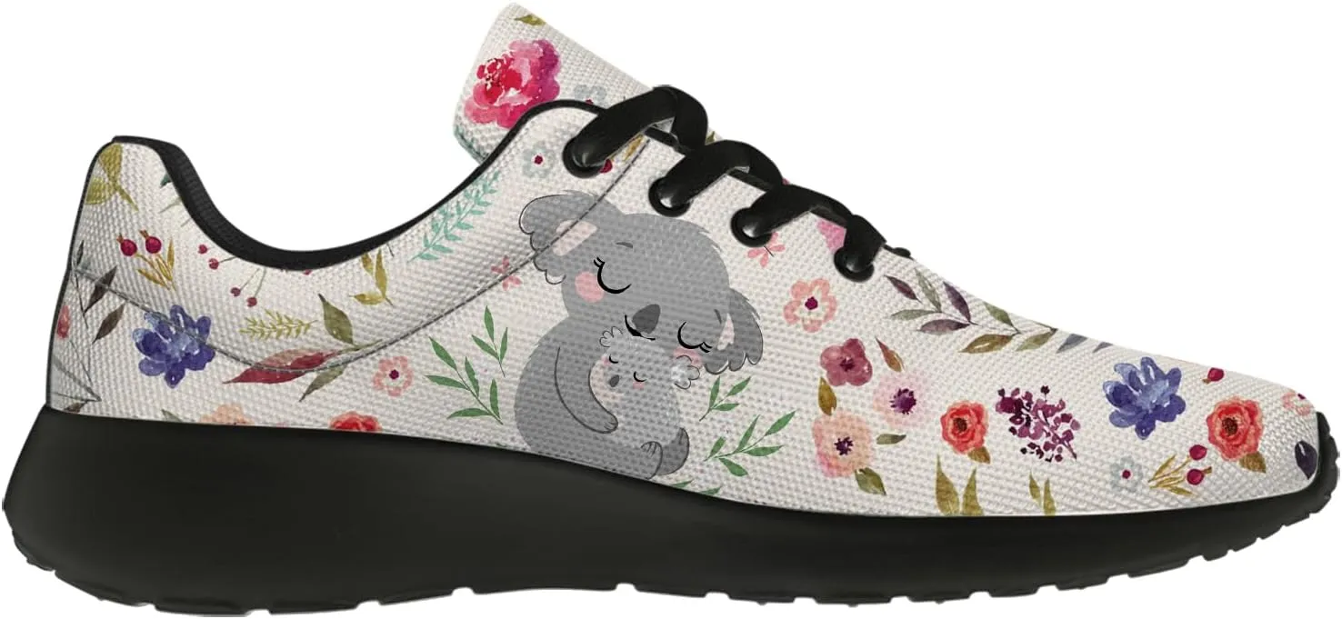 Koala Shoes for Women Men Running Shoes Cute Animal Sneakers Tennis Shoes Gifts for Women Men