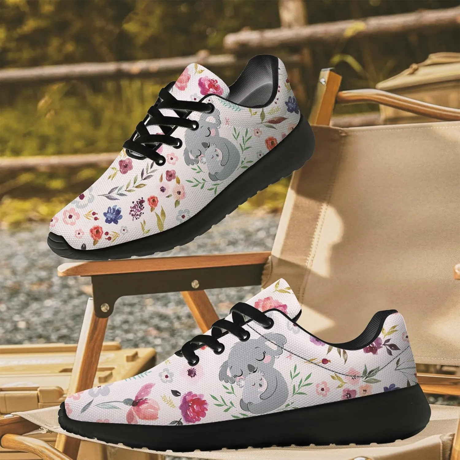 Koala Shoes for Women Men Running Shoes Cute Animal Sneakers Tennis Shoes Gifts for Women Men