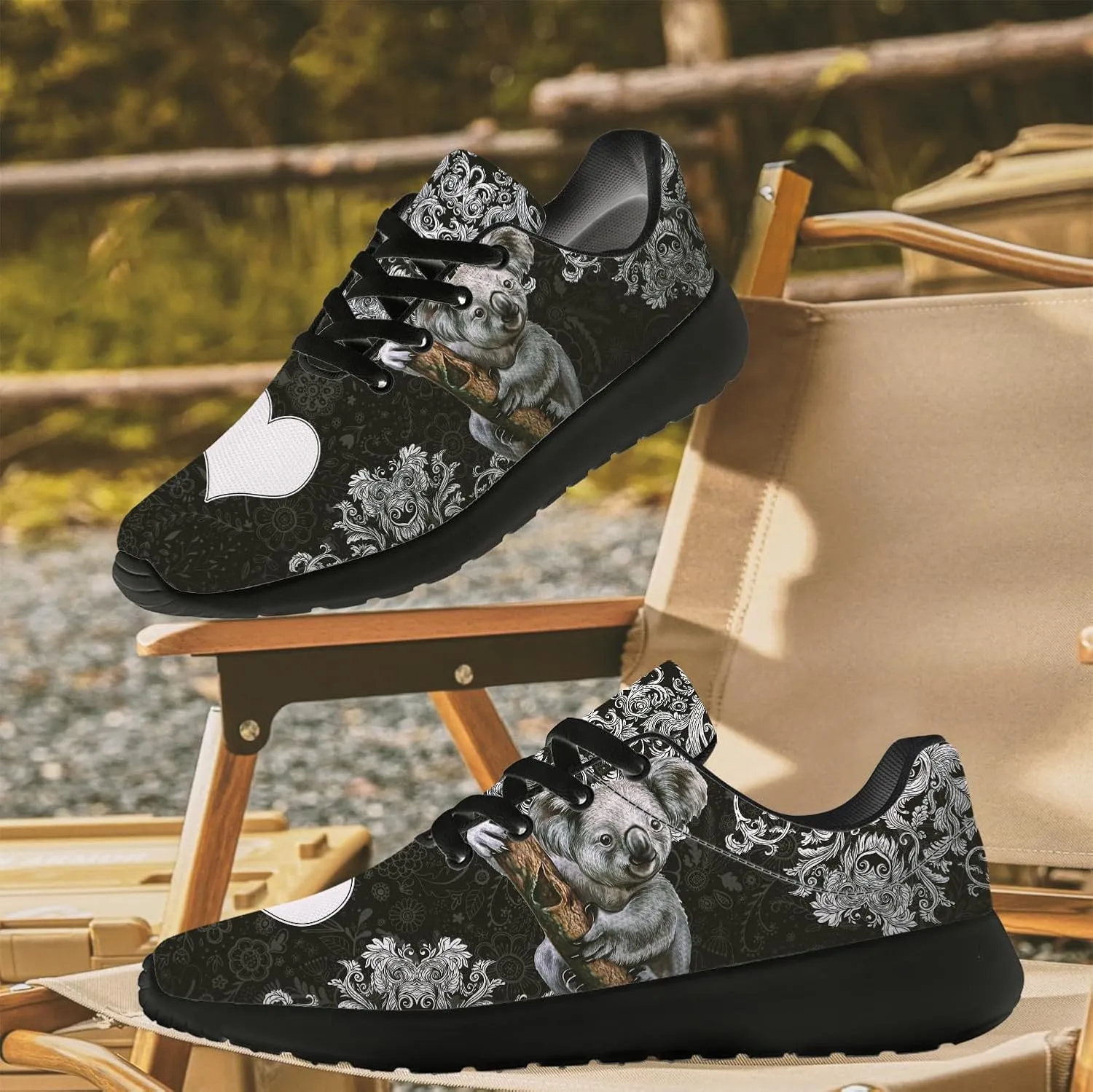 Koala Shoes for Women Men Running Shoes Cute Animal Sneakers Tennis Shoes Gifts for Women Men