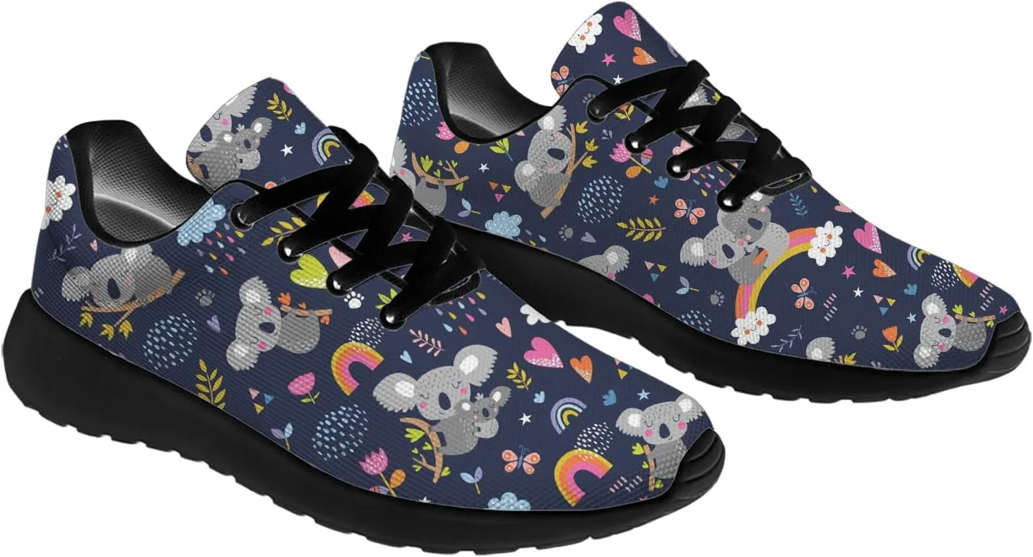 Koala Shoes for Women Men Running Shoes Cute Animal Sneakers Tennis Shoes Gifts for Women Men