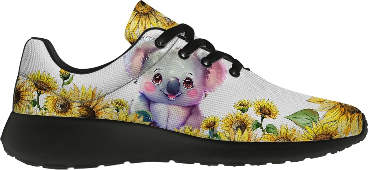Koala Shoes for Women Men Running Shoes Cute Animal Sneakers Tennis Shoes Gifts for Women Men