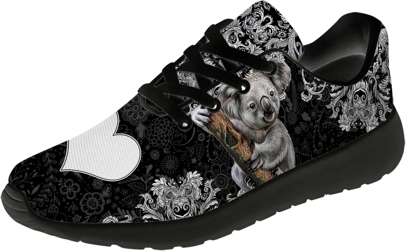 Koala Shoes for Women Men Running Shoes Cute Animal Sneakers Tennis Shoes Gifts for Women Men