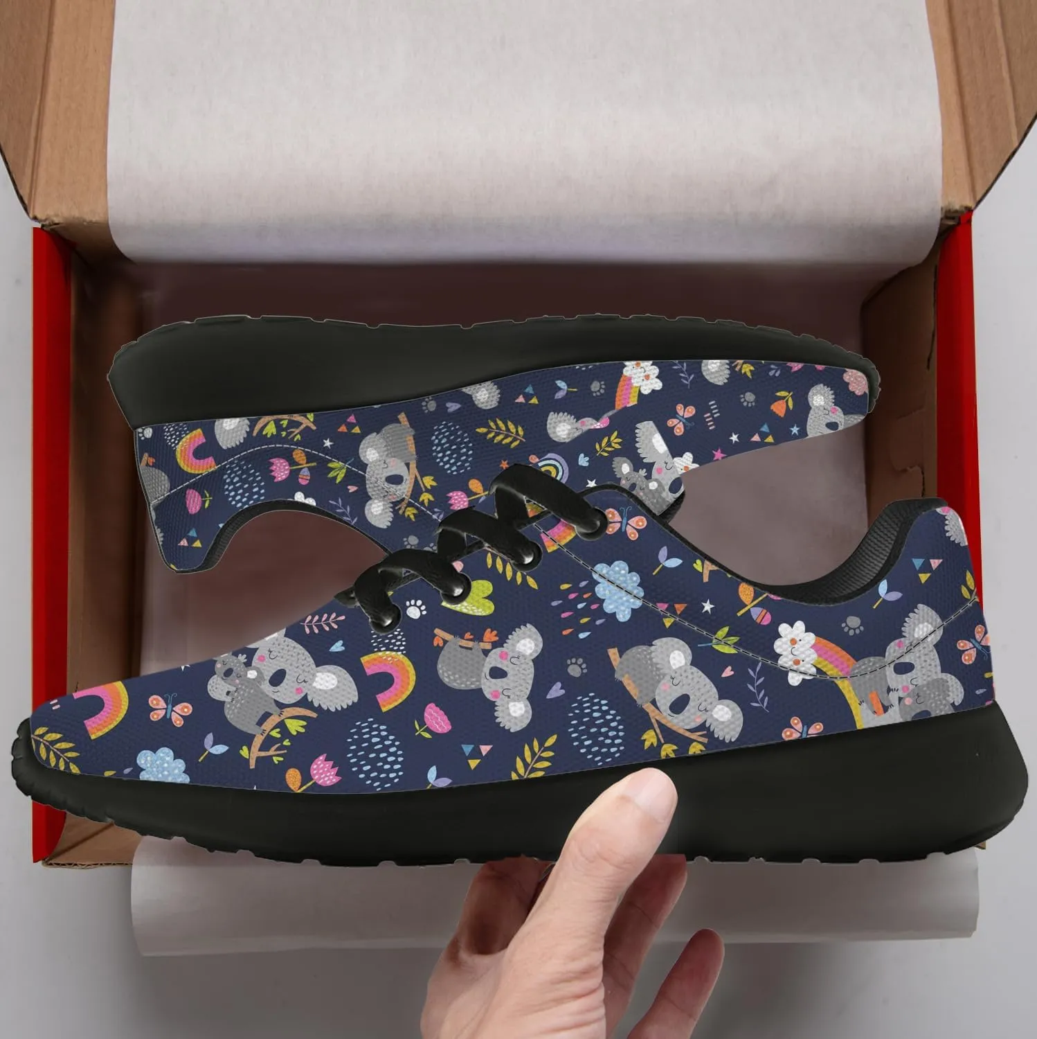 Koala Shoes for Women Men Running Shoes Cute Animal Sneakers Tennis Shoes Gifts for Women Men