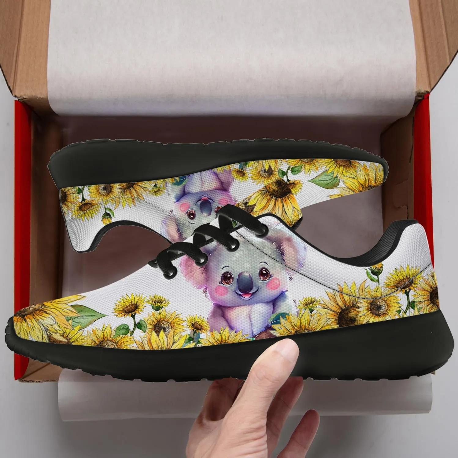 Koala Shoes for Women Men Running Shoes Cute Animal Sneakers Tennis Shoes Gifts for Women Men