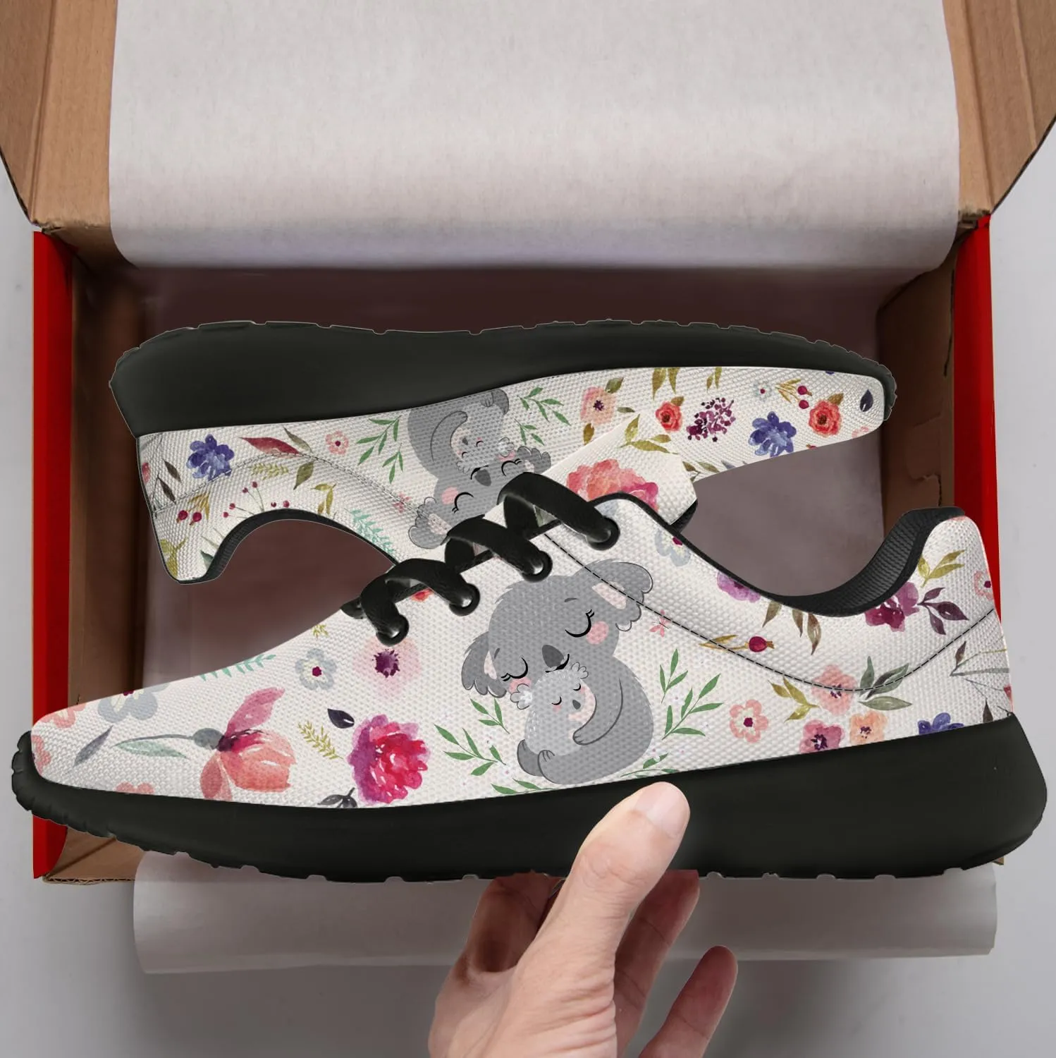 Koala Shoes for Women Men Running Shoes Cute Animal Sneakers Tennis Shoes Gifts for Women Men