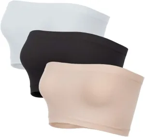 Kurve Seamless Bandeau Tube top - UV Protective Fabric, Rated UPF 50  (Non-Padded) -Made in USA-
