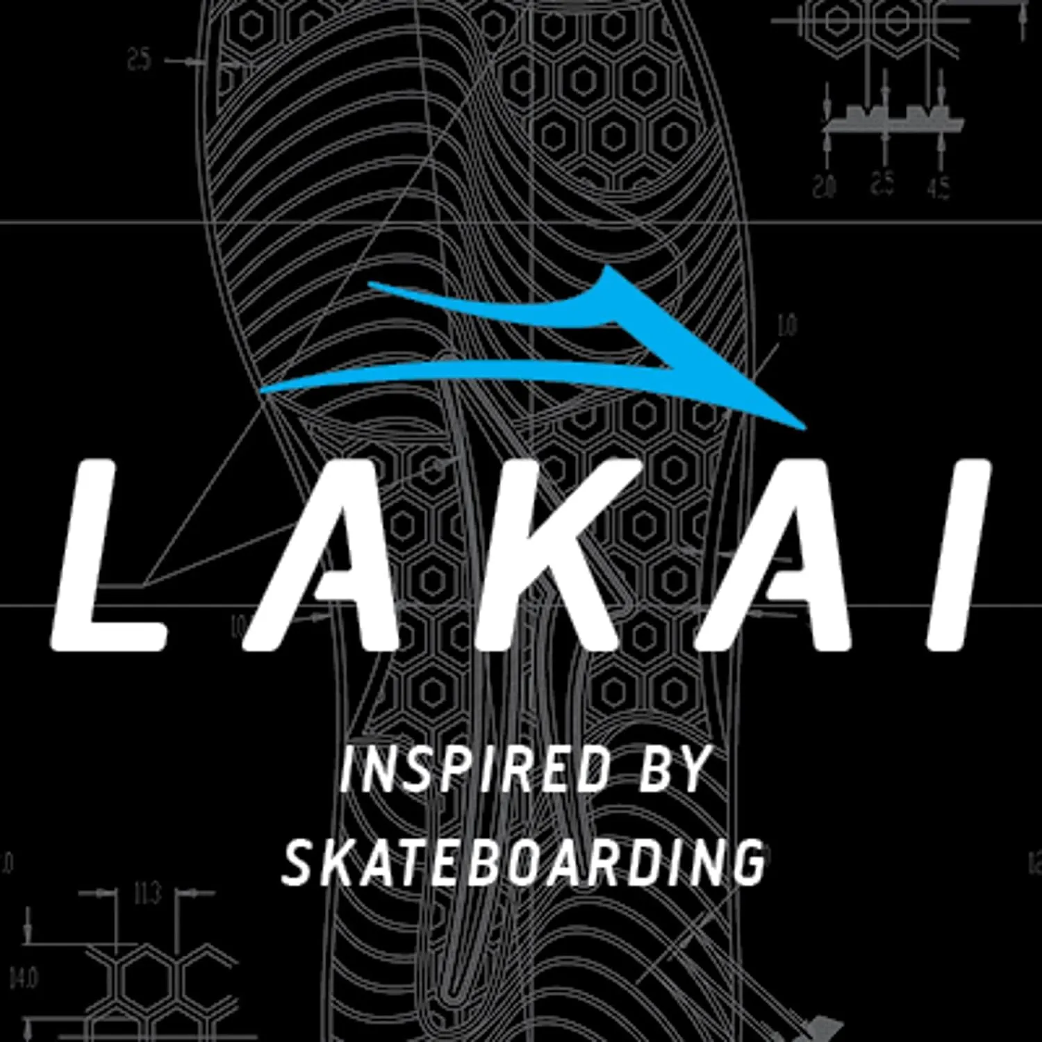 Lakai Griffin Kids Skate Shoes - Classic Low Top Sneakers
