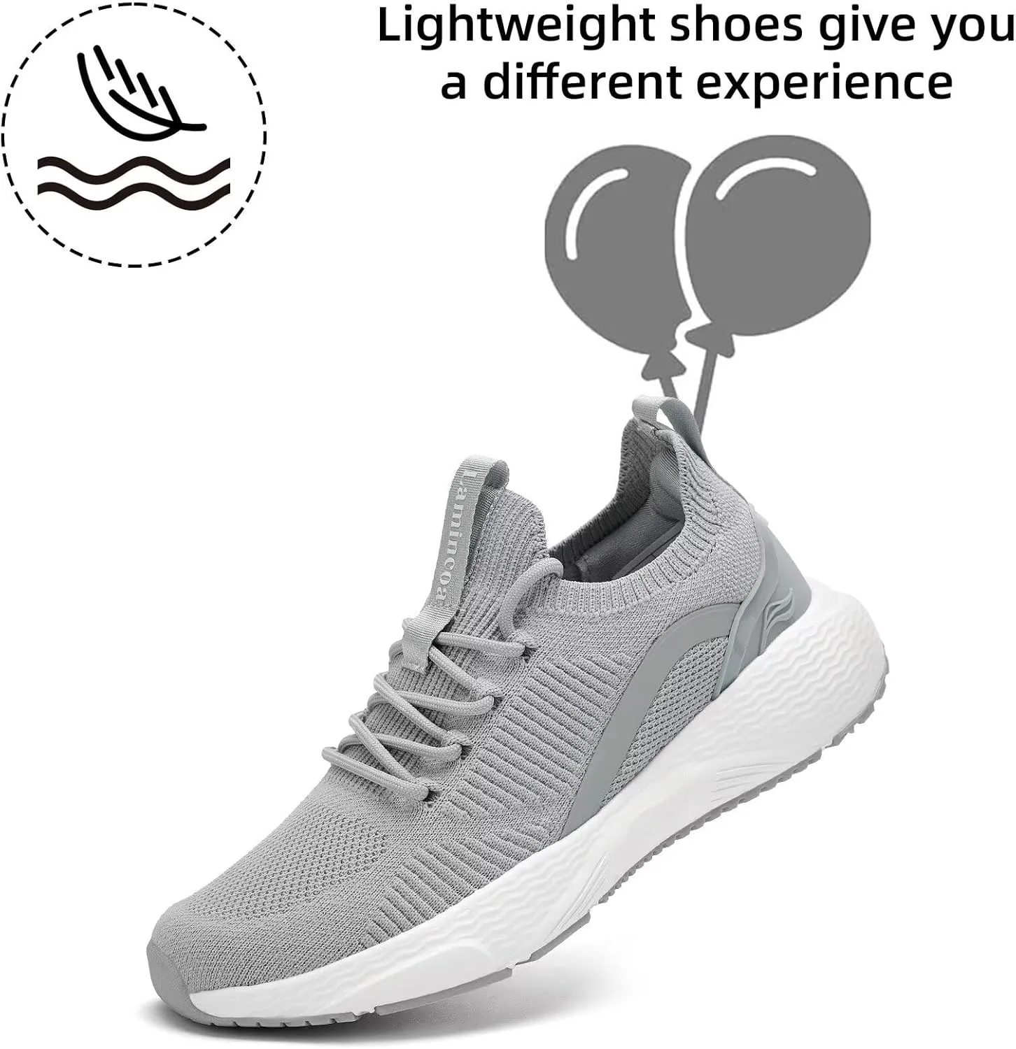 Lamincoa Women Slip on Walking Shoes Lightweight Running Shoes Casual Workout Gym Tennis Sneakers for Women