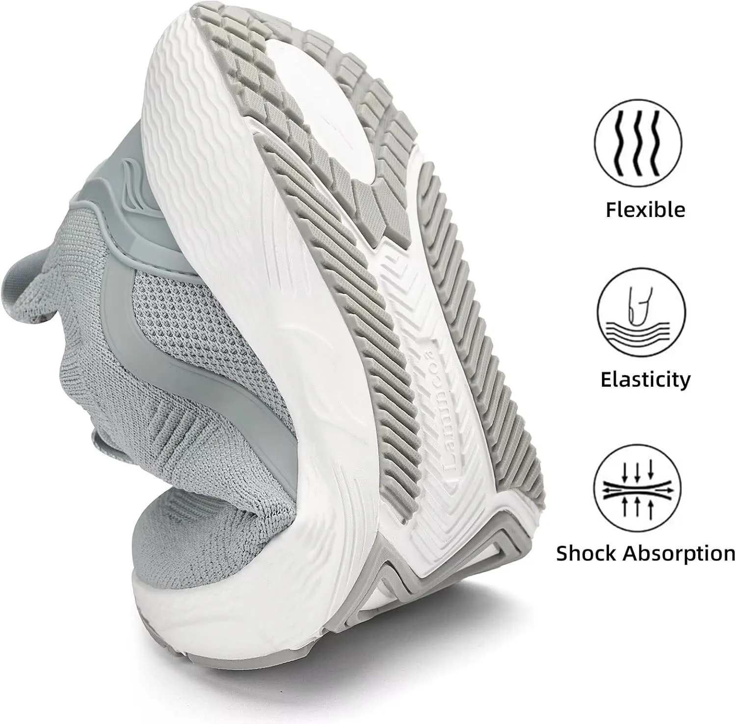 Lamincoa Women Slip on Walking Shoes Lightweight Running Shoes Casual Workout Gym Tennis Sneakers for Women