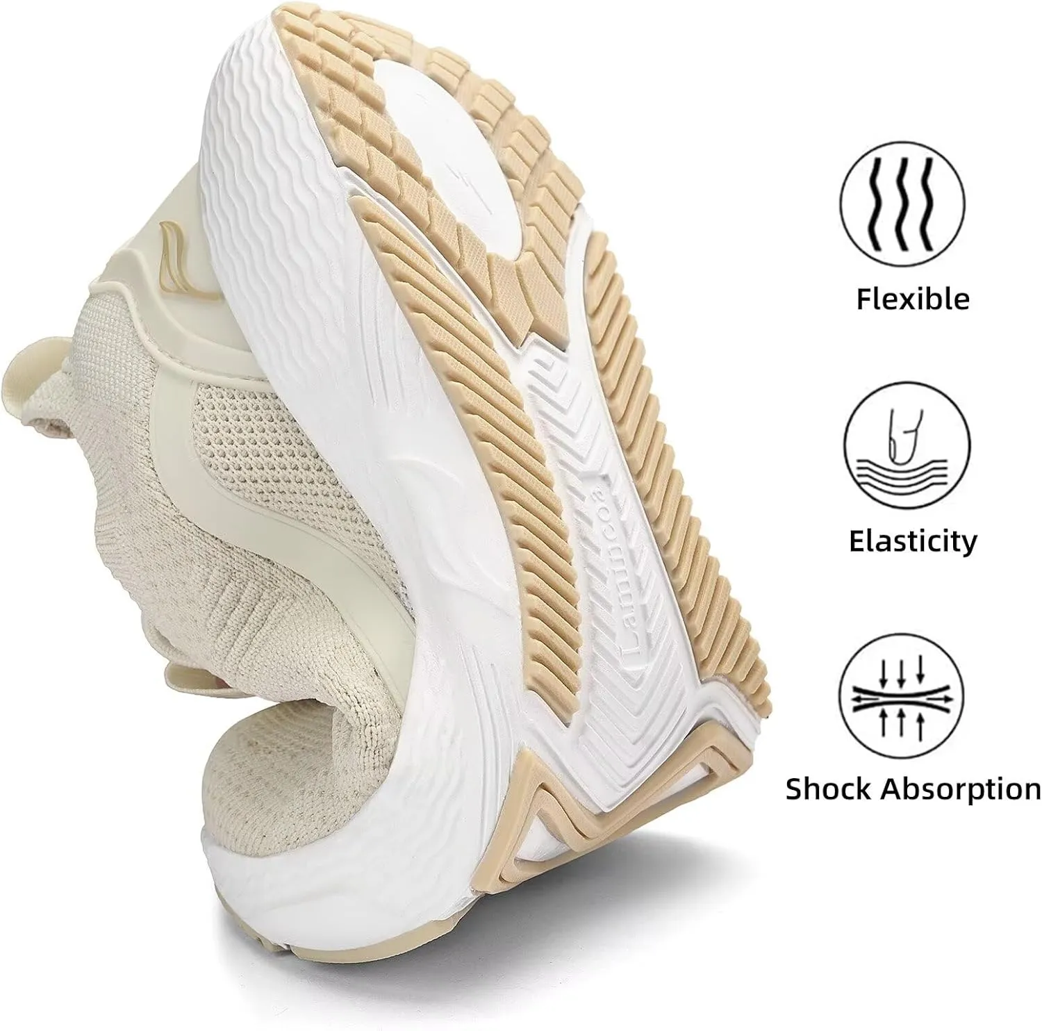 Lamincoa Women Slip on Walking Shoes Lightweight Running Shoes Casual Workout Gym Tennis Sneakers for Women