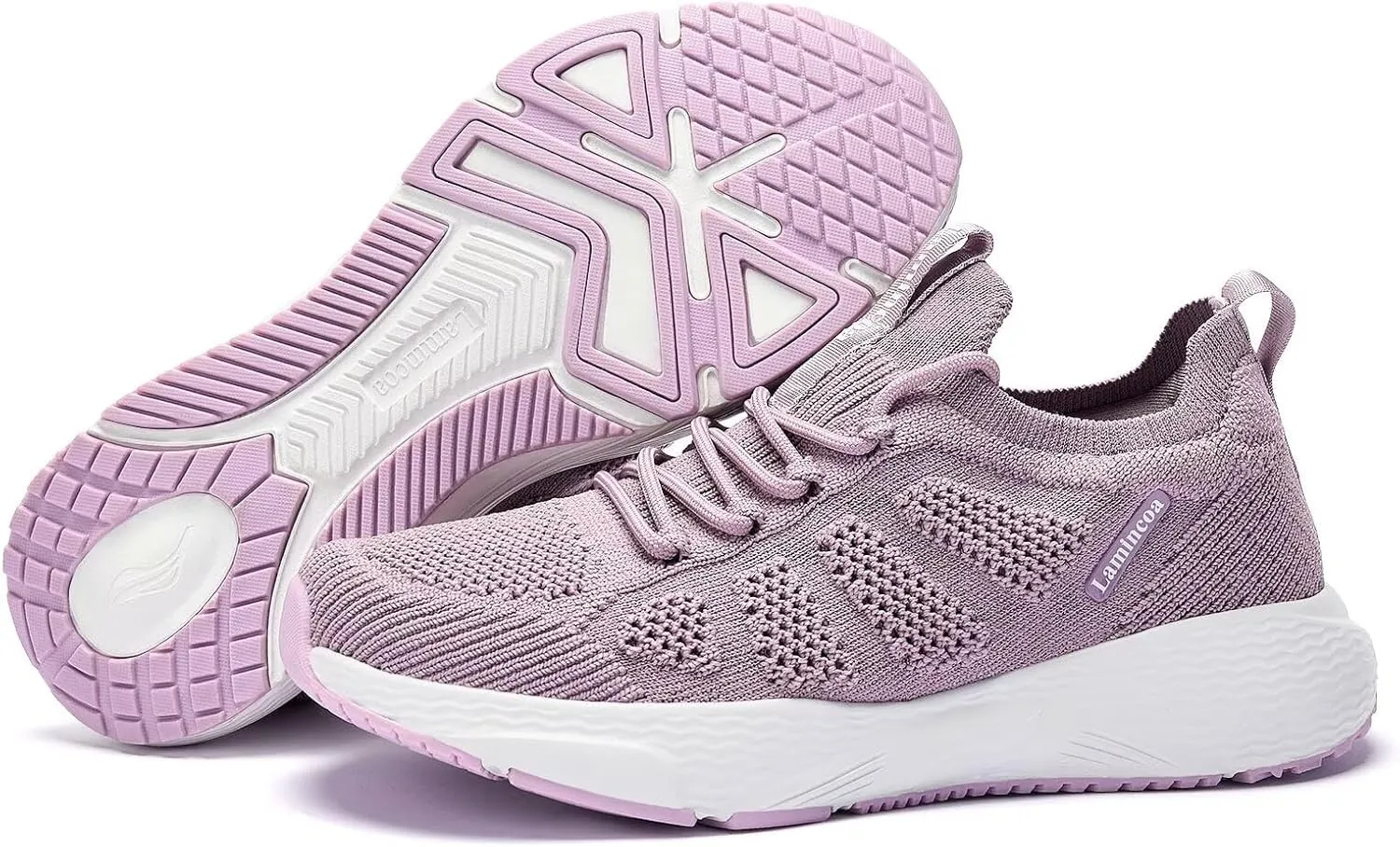 Lamincoa Women's Walking Running Sneakers Slip on Tennis Shoes Casual Athltic Gym Workout Sneakers