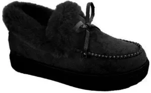 Lausiuoe Winter Boots For Women 2022 With Fur Ankle Booties Slip On Comfortable Casual Snow Fuzzy Walking Shoes Loafers
