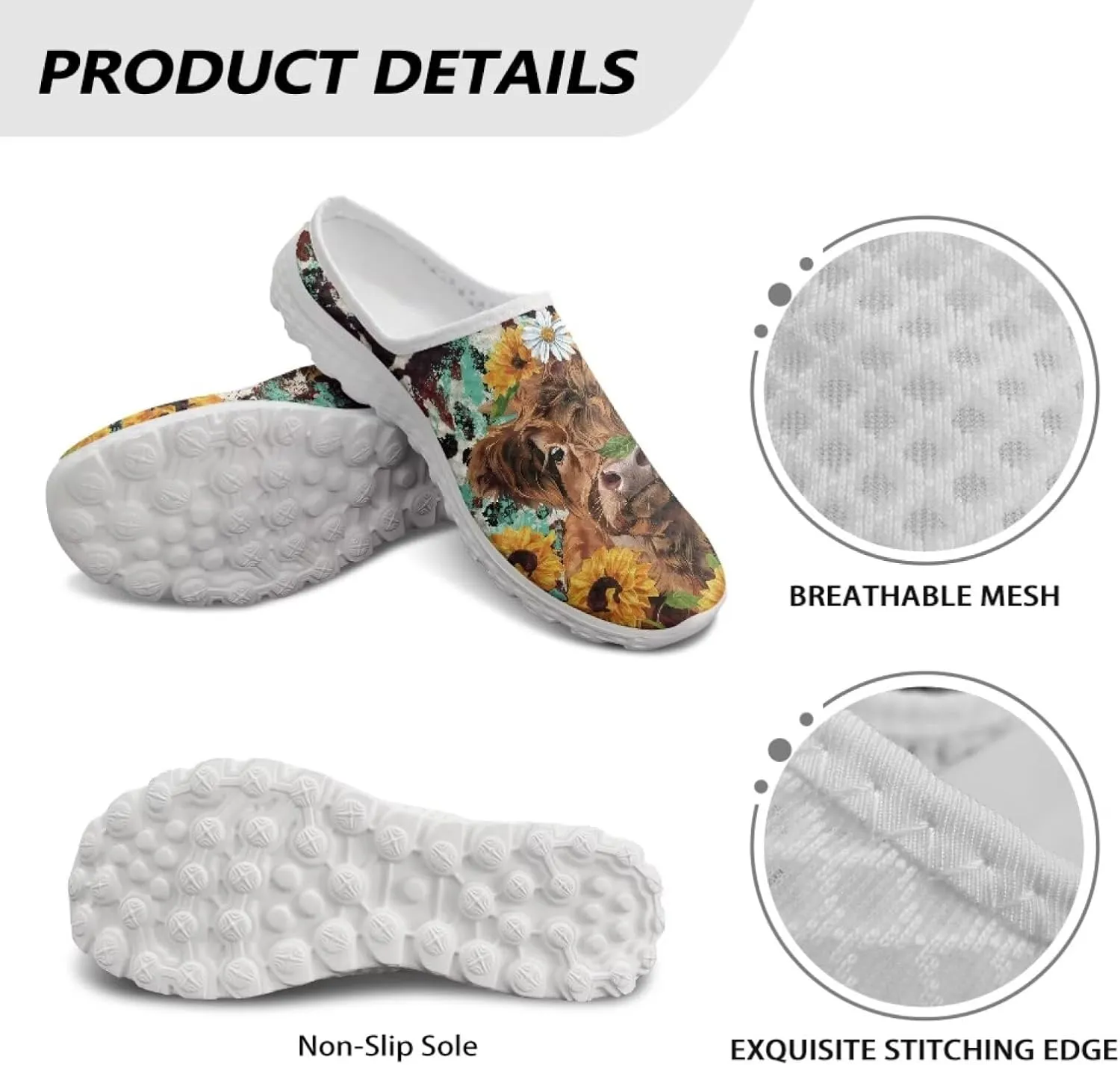 Leopard Print Women Barefoot Slip On Shoes Anti-Slip Mule Sneakers with EVA Outsole Cute Summer Yoga Walking Shoes
