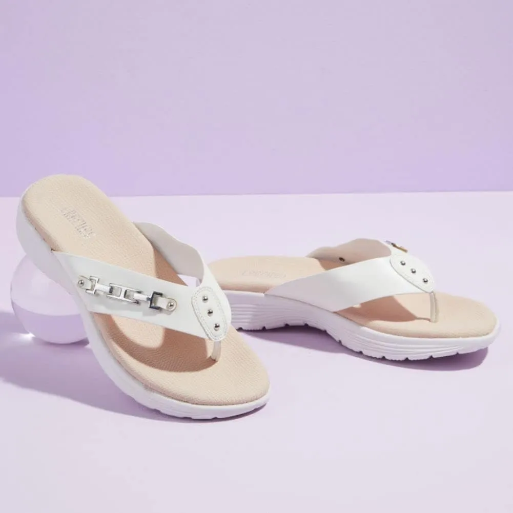 LRECHEU Wedge Flip Flops Sandals for Women, Lightweight Casual Thong Sandals Like Walking On Clouds