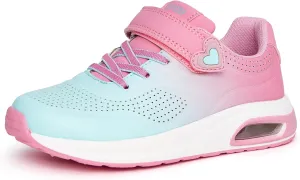 LUCKY STEP Boys Girls Athletic Running Shoes Air Lightweight Fashion Sneakers Casual Breathable Tennis Trainers for Little Kids