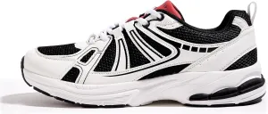 LUCKY STEP Men's Mesh Breathable Fashion Sneakers Non Slip Comfortable Running Shoes Lightweight Casual Workout Tennis Shoes