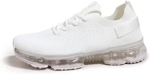 LUCKY STEP Women Air Cushion Fashion Sneakers Breathable Casual Comfortable Lightweight Walking Shoes