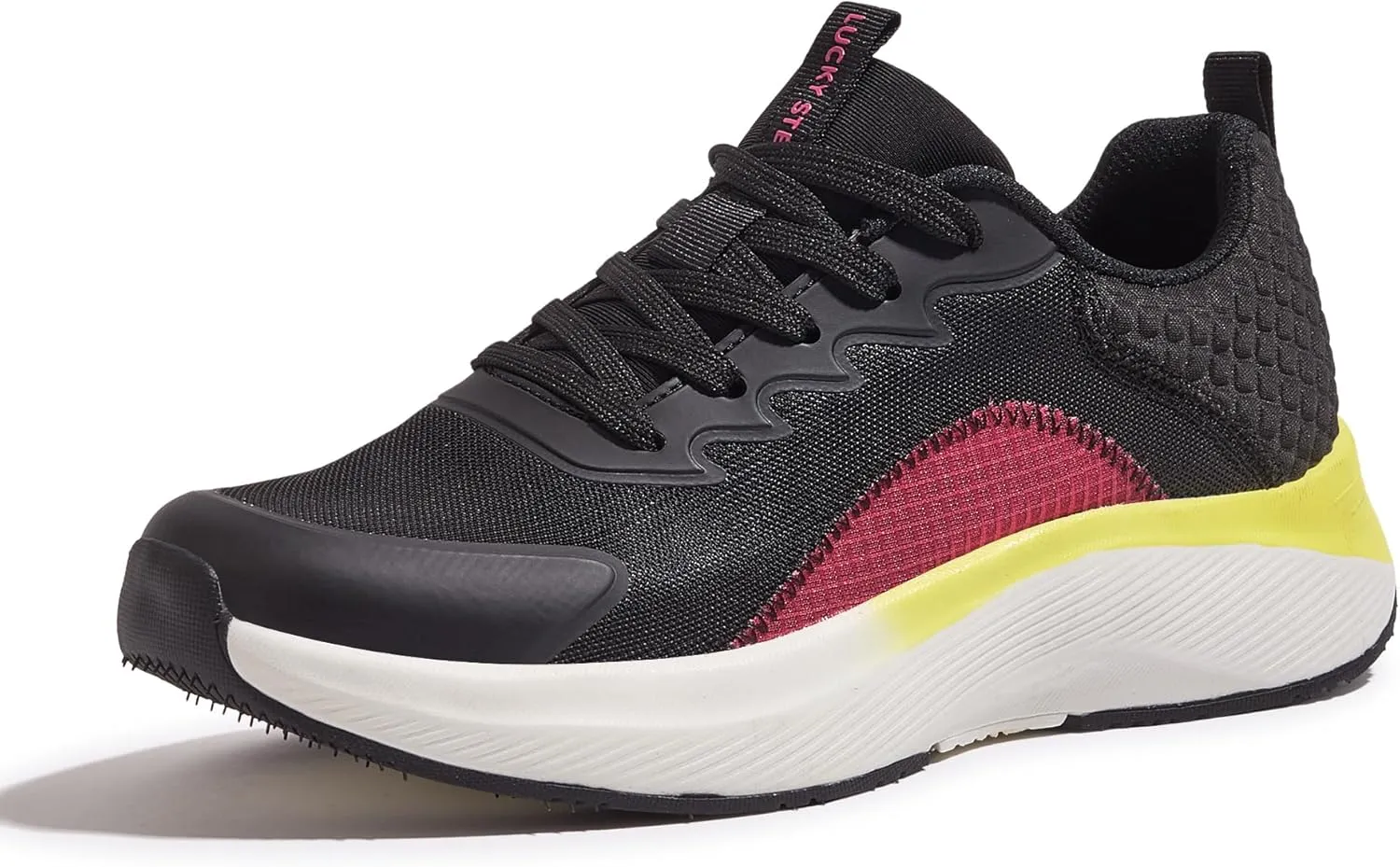 LUCKY STEP Women's Mesh Walking Shoes Lightweight Breathable Shoes Non Slip Tennis Comfortable Workout Gym Running Sneakers