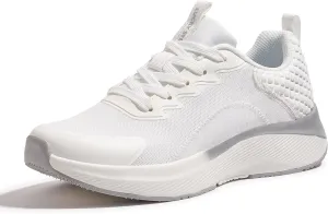 LUCKY STEP Women's Mesh Walking Shoes Lightweight Breathable Shoes Non Slip Tennis Comfortable Workout Gym Running Sneakers
