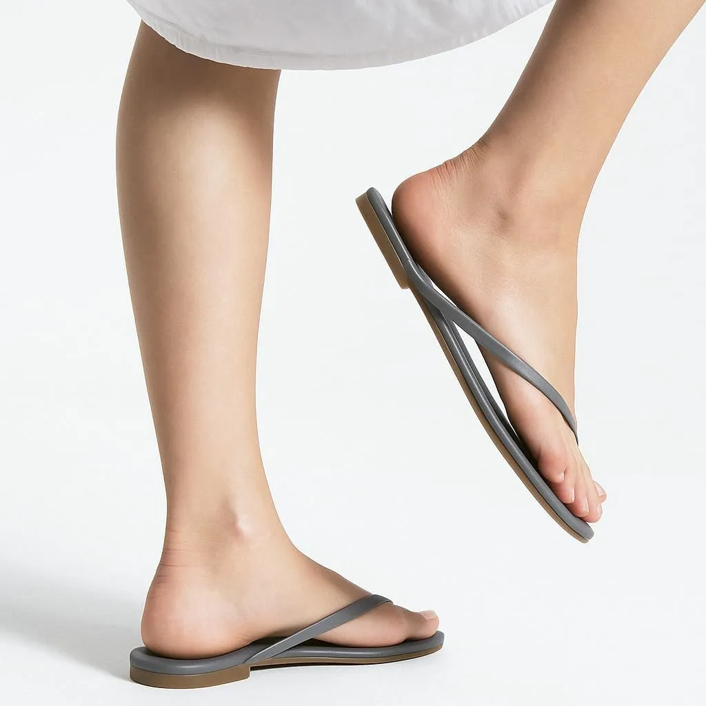 LUFIE Flip Flops for Women - Vibrant Color Collection - Summer Sandals 2025 - Vegan Leather Sandals - Ultra Lightweight Beach Sandals - Gifts for Women