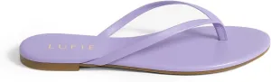 LUFIE Flip Flops for Women - Vibrant Color Collection - Summer Sandals 2025 - Vegan Leather Sandals - Ultra Lightweight Beach Sandals - Gifts for Women