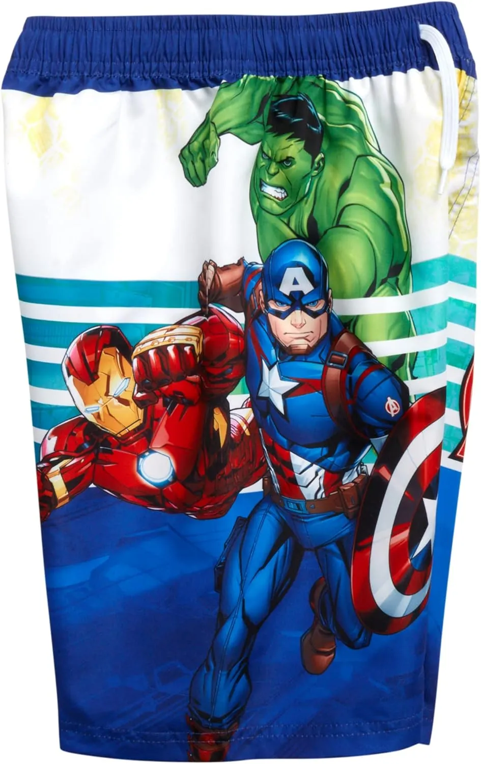 Marvel Boys Swim Trunks - Avengers Spiderman Captain America Hulk Iron Man Black Panther UPF 50  Quick Dry Boys Swim Shorts