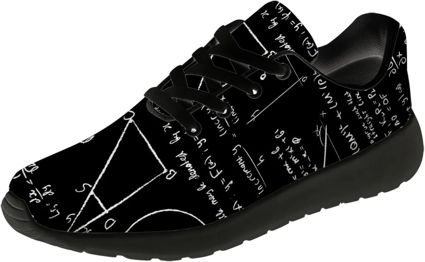 Math Shoes for Women Men Running Shoes Math Teacher Sneakers Gifts for Men Women