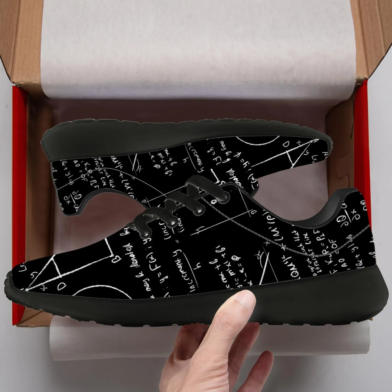 Math Shoes for Women Men Running Shoes Math Teacher Sneakers Gifts for Men Women