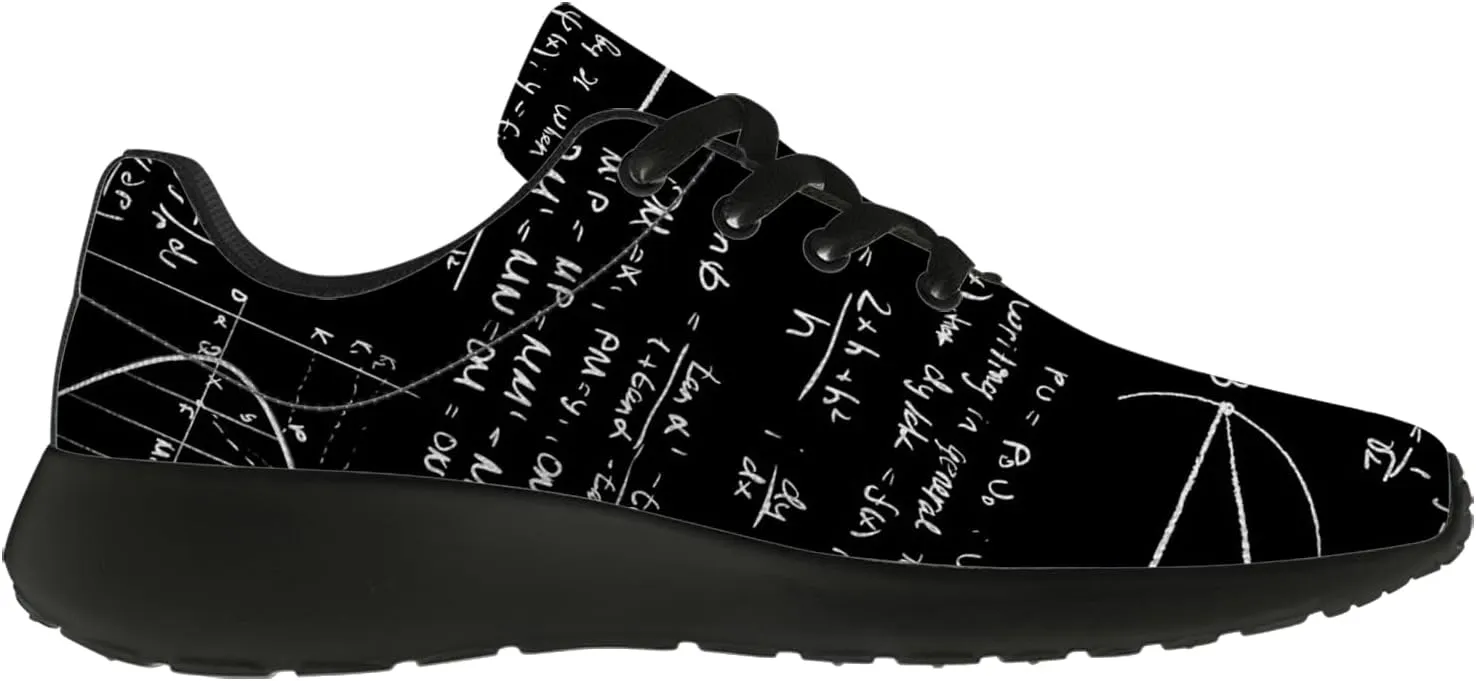 Math Shoes for Women Men Running Shoes Math Teacher Sneakers Gifts for Men Women