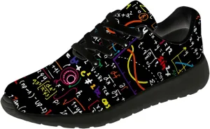 Math Shoes for Women Men Running Shoes Math Teacher Sneakers Gifts for Men Women