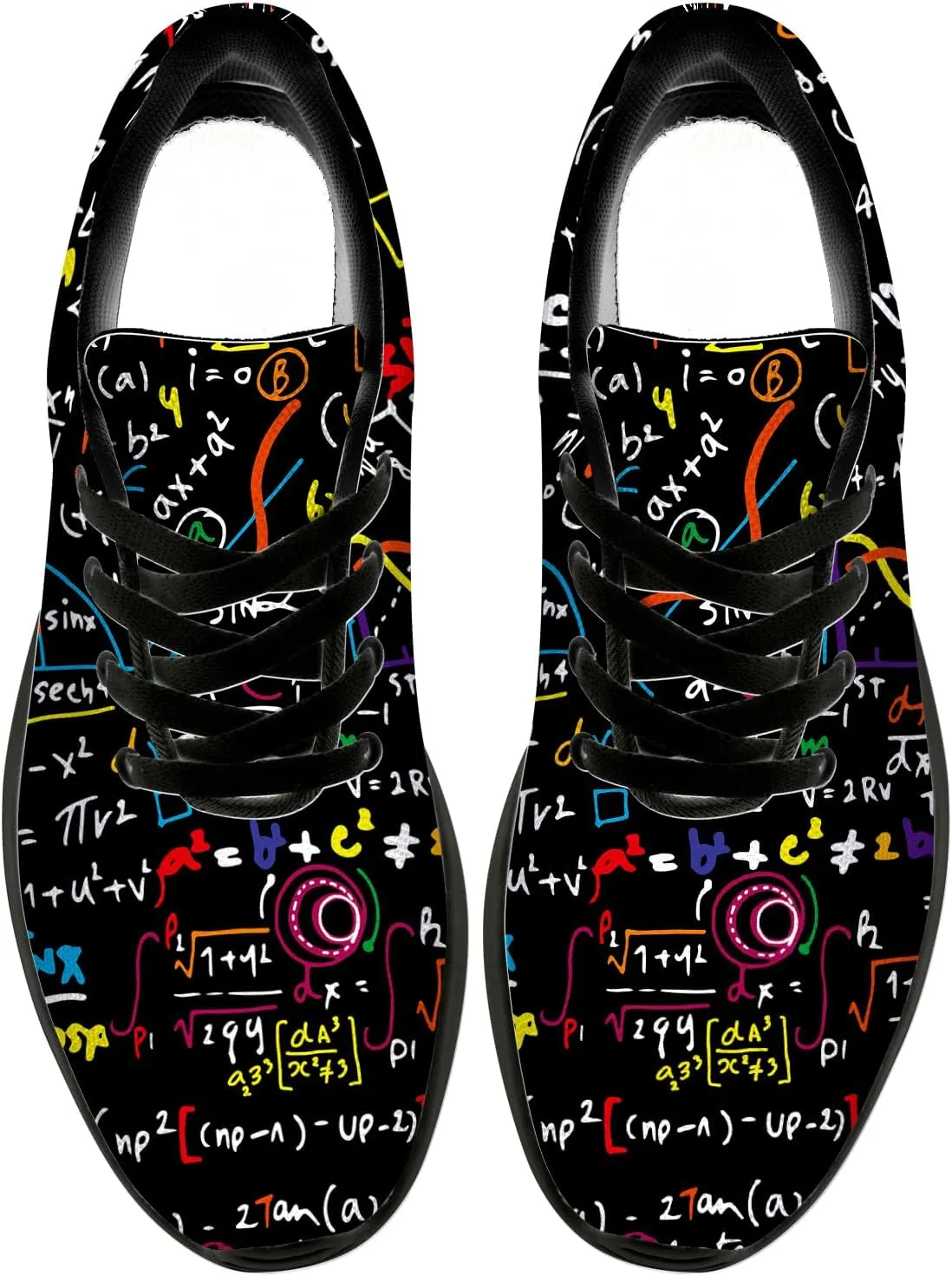 Math Shoes for Women Men Running Shoes Math Teacher Sneakers Gifts for Men Women