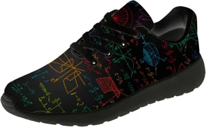 Math Shoes for Women Men Running Shoes Math Teacher Sneakers Gifts for Men Women