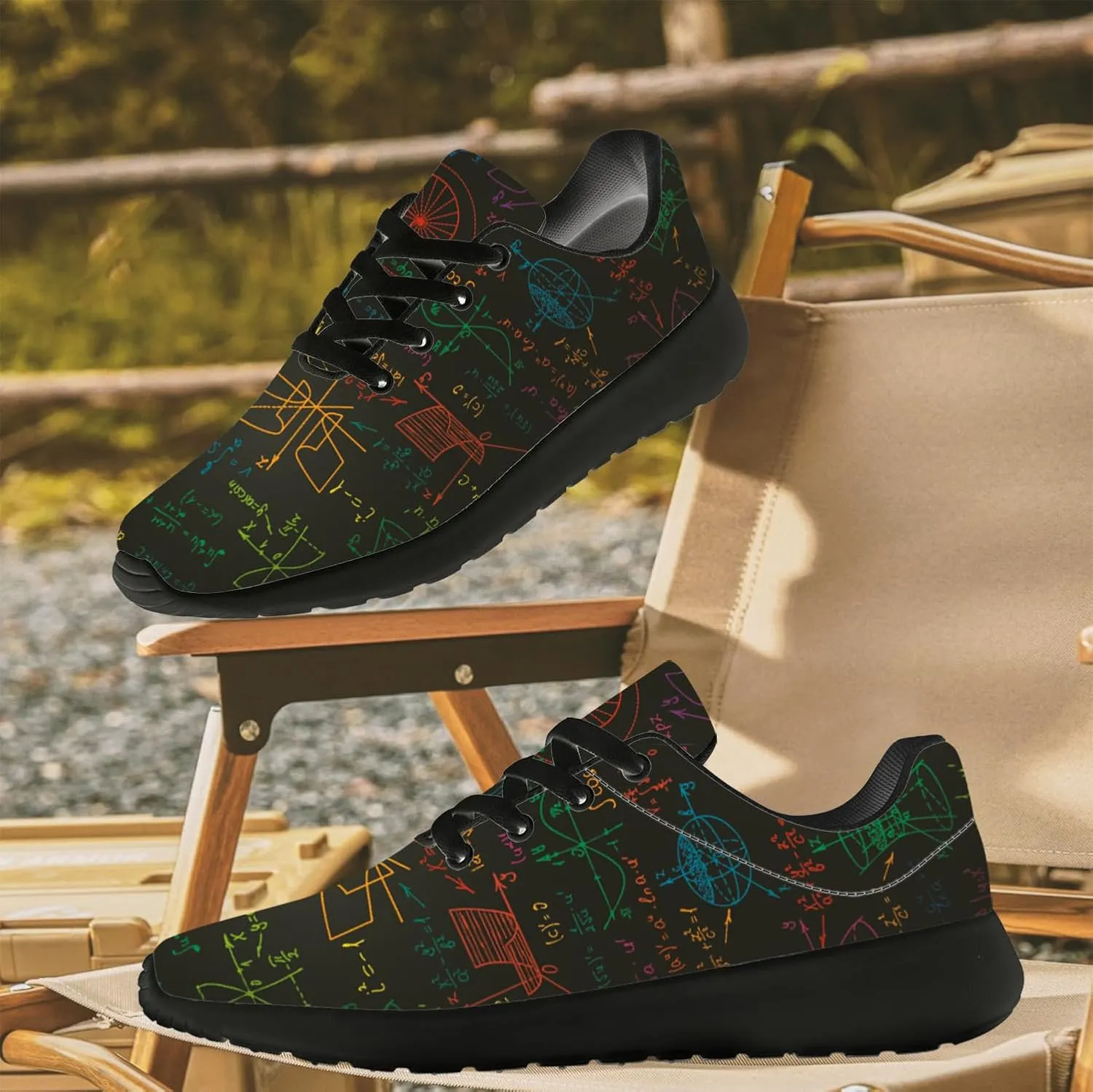Math Shoes for Women Men Running Shoes Math Teacher Sneakers Gifts for Men Women