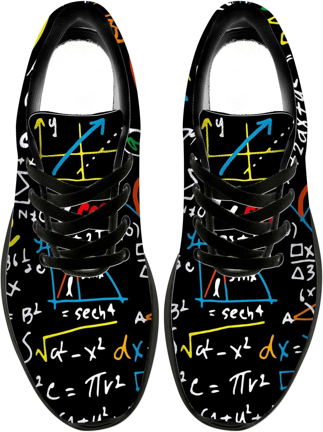 Math Shoes for Women Men Running Shoes Math Teacher Sneakers Gifts for Men Women