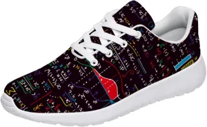 Math Shoes for Women Men Walking Shoes Teacher Sneakers Tennis Shoes Gifts for Women Men