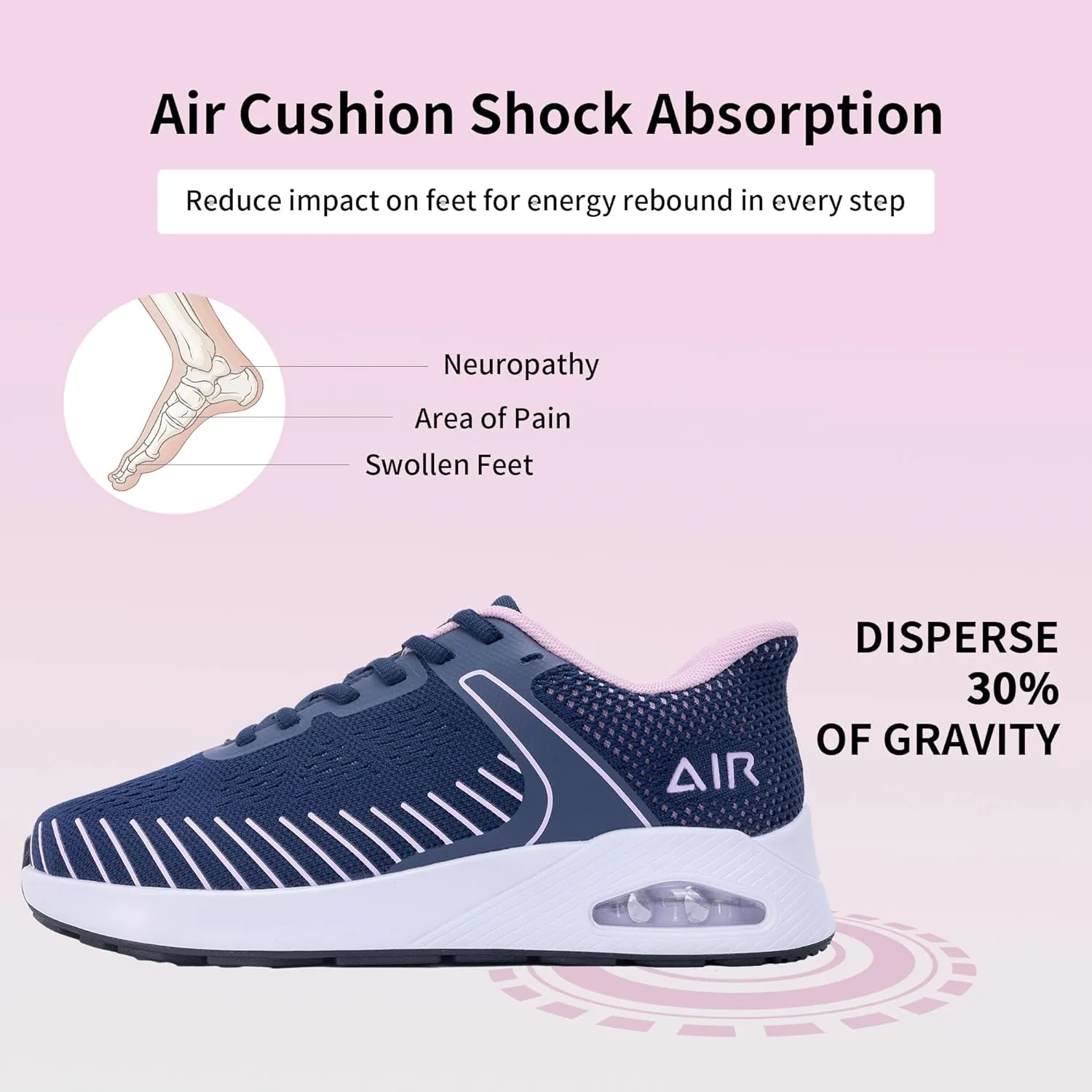 MEHOTO Womens Wide Toe Box Shoes Walking Sneakers with Arch Support Slip On Fashion Tennis Shoes for Swelling Bunion Plantar Fasciitis US 6-11