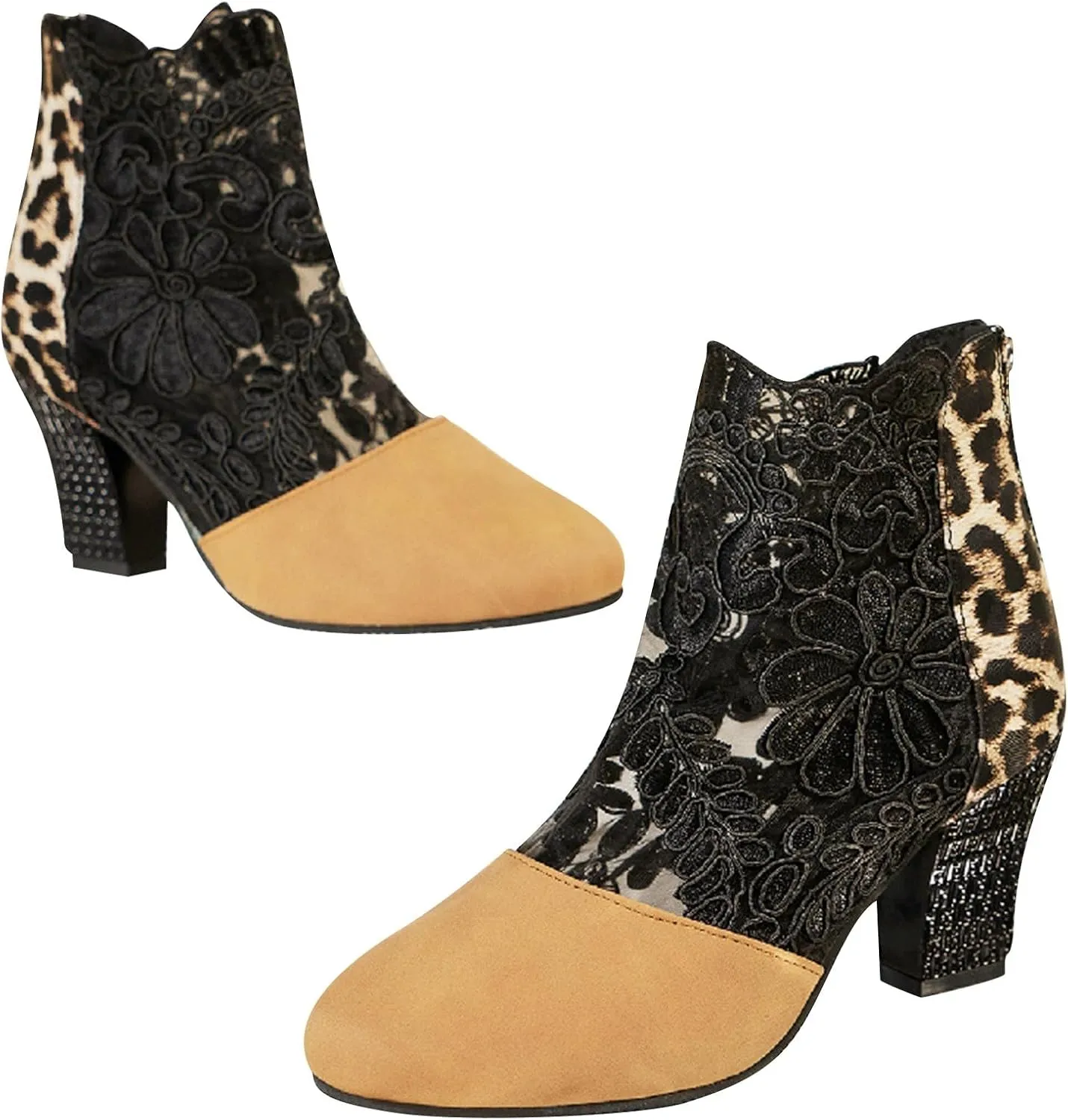 Men Ankle Boots Ankle Booties for Women Low Heel Extra Wide Width Women's Ankle Boots Boots for Women Dressy Ankle Boots for Women No Heel Wide Width Womens Lace Up Booties And Ankle Boots
