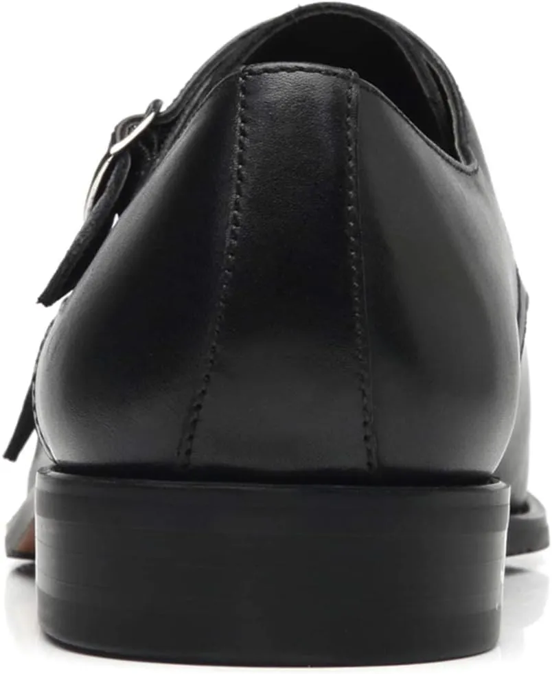 Men Dress Shoes Lace Up Oxford Classic Plain Toe Modern Formal Leather Shoes for Men