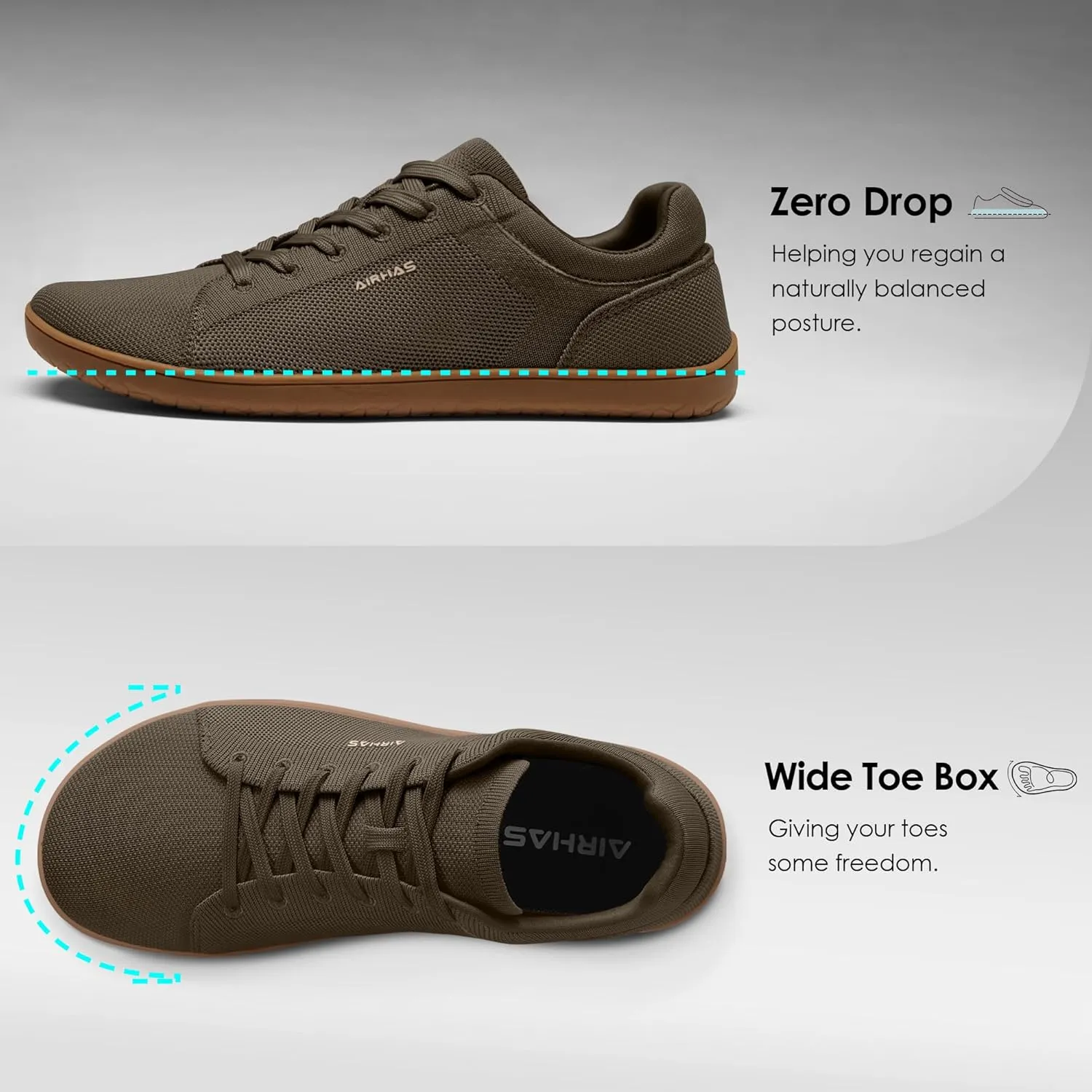 Mens Barefoot Shoes Lightweight Walking Shoes Wide Toe Box Flexible Zero Drop Sneakers for Men Summer Minimalist Casual Shoes