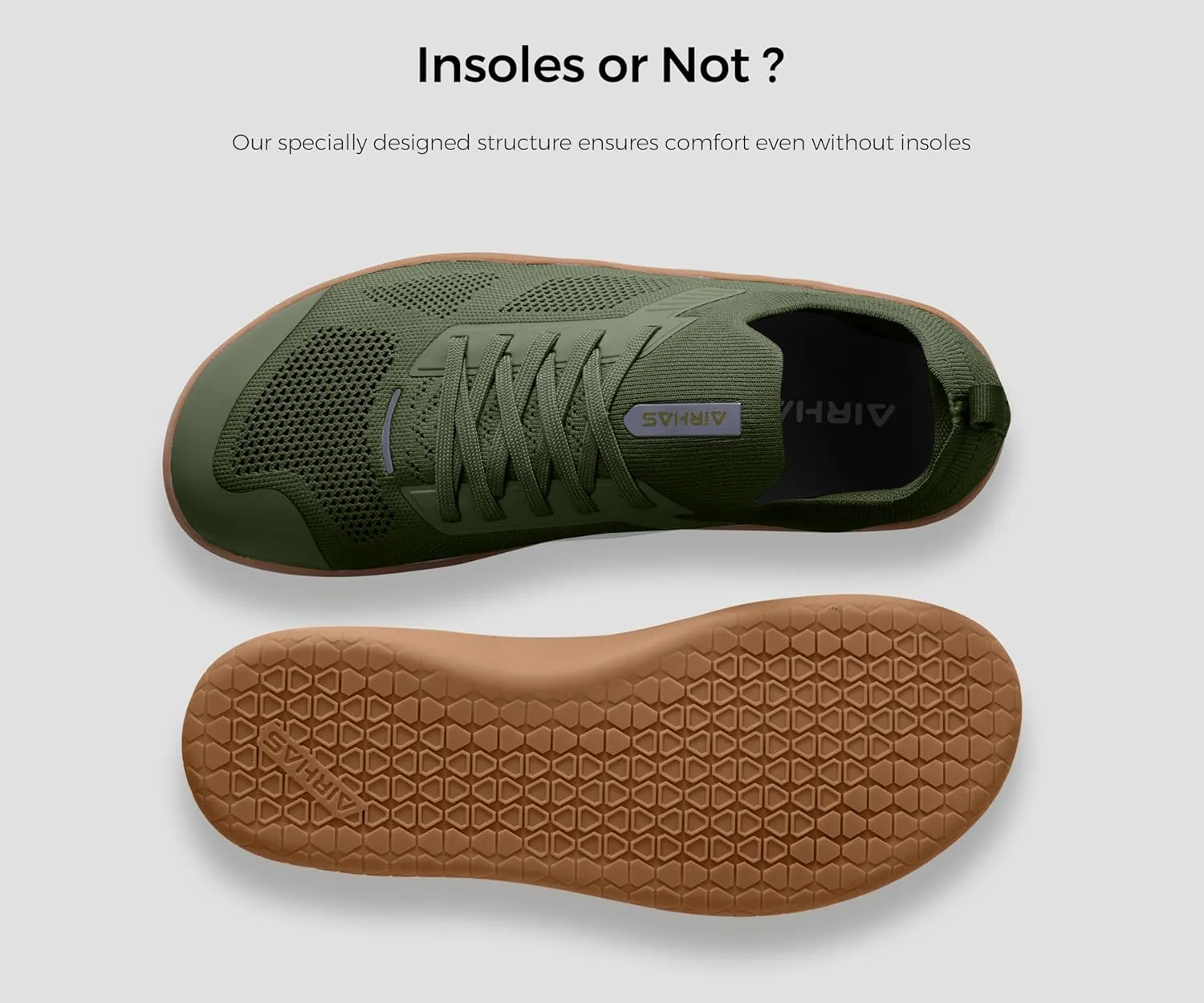 Men's Barefoot Shoes Zero Drop Wide Toe Box Minimalist Gym Shoes for Men Deadlift Cross Training Sneakers