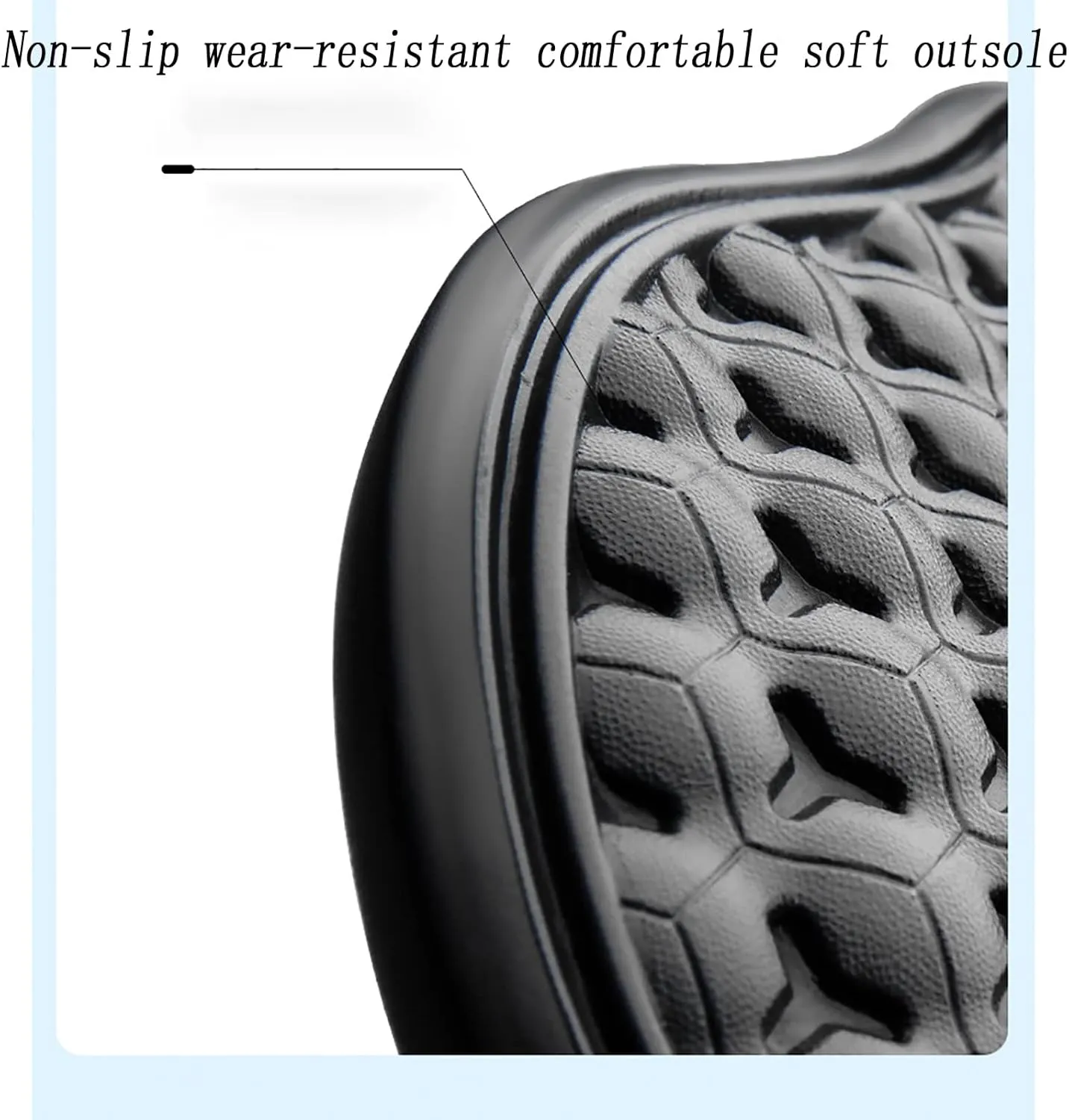 Men's Leather Open Toe Beach Slippers, Summer Casual Concave and Convex Anti-skid Texture Walking Sandals, Outdoor Cowhide Flat Sandals