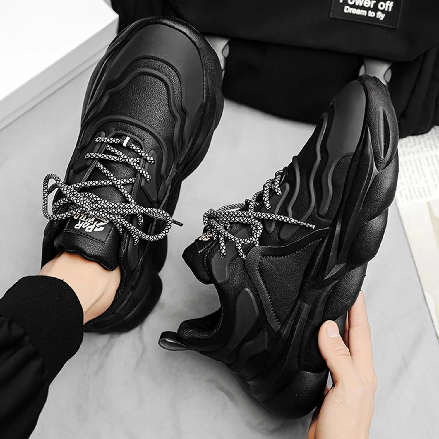 Men's Road Running Shoes Cushioning Mens Sneakers Tennis Workout Athleisure Walking Shoes for Men