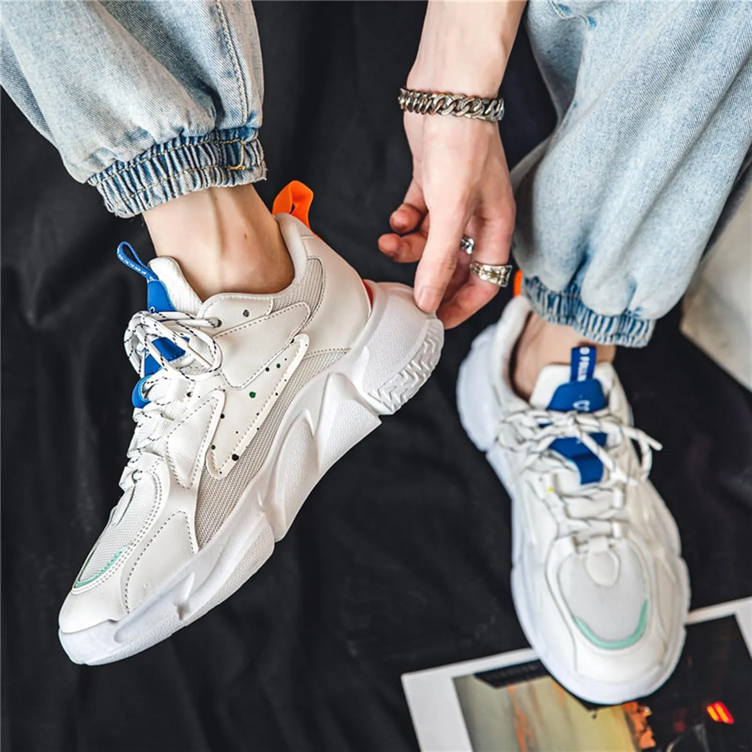 Mens Running Tennis Walking Shoes Cushioning Mens Sneakers Workout Casual Sports Shoes for Men