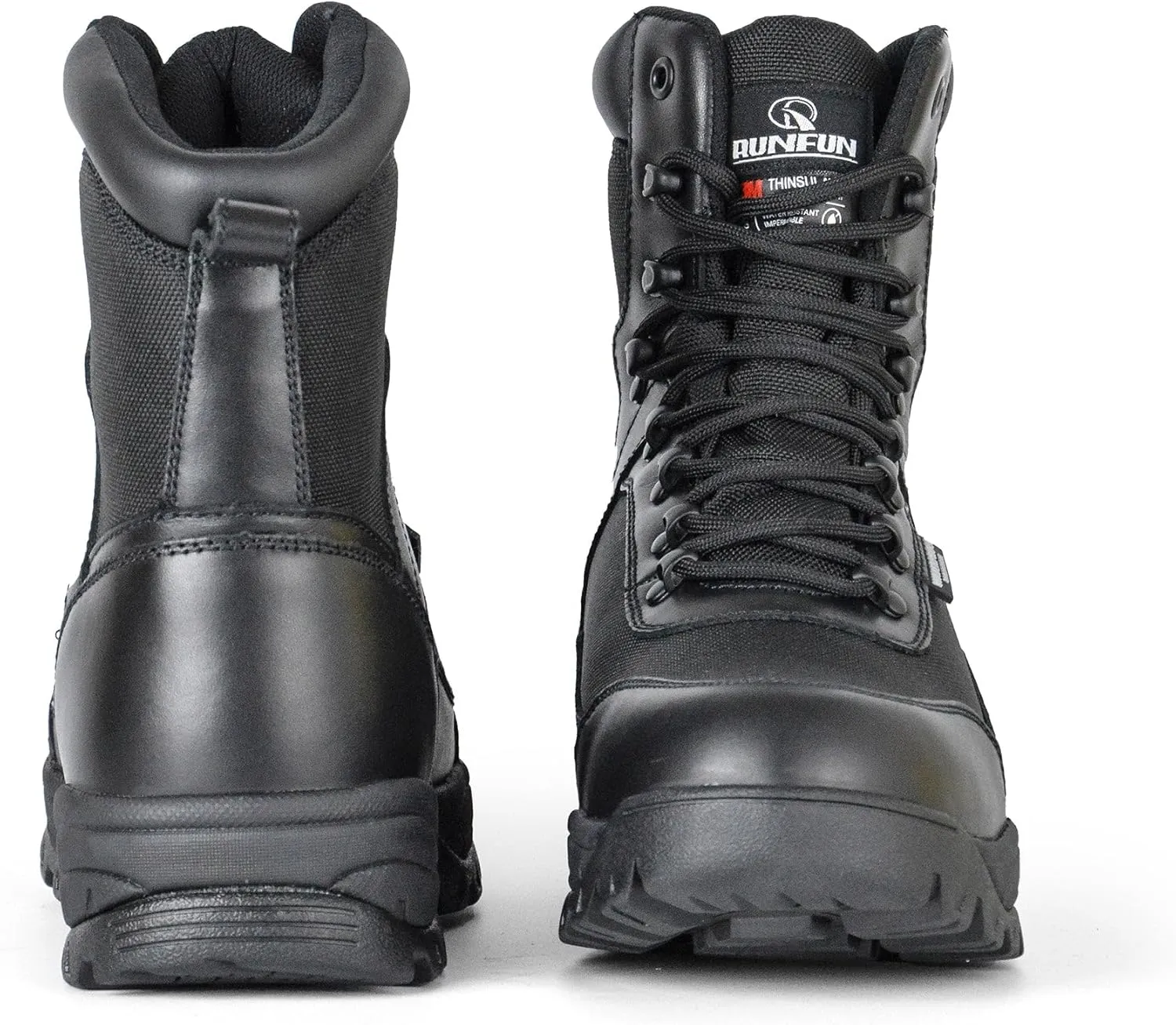 Men's Waterproof Military Tactical Boots Anti-slip Work Boot, 8" Insulated Combat Boots, 400g Thinsulate