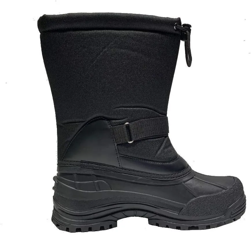 Men's Winter Snow Boots Shoes Waterproof Insulated Lace UP (D,M)