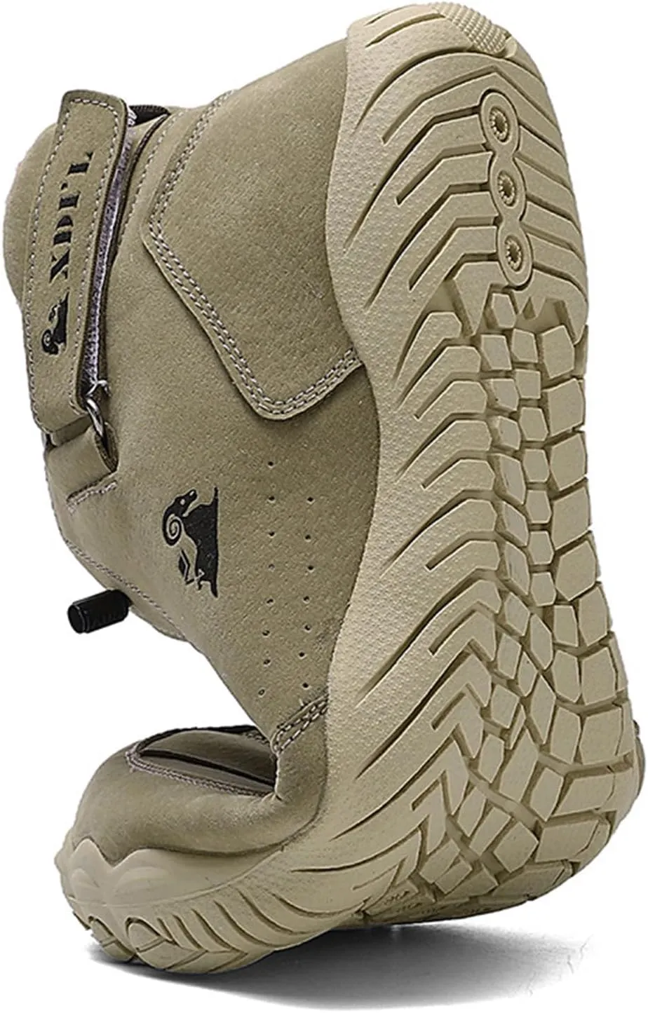 Men's Winter Wide Toe Barefoot Warm Boots Fur Lined Drop Zero Sole Waterproof Non-Slip Walking Snow Boots for Cold Weather Comfy Winter Booties Sneakers