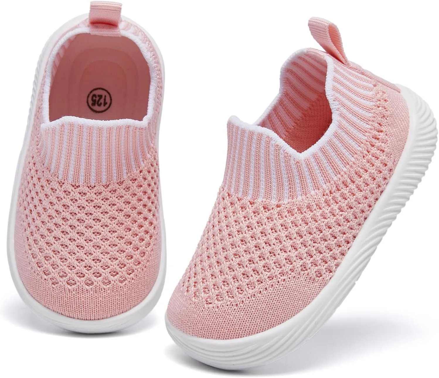 MORENDL Baby Shoes Toddler Walking Sock Shoes Non-Slip Breathable Boys & Girls Sneakers Infant Tennis Shoes