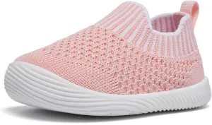 MORENDL Baby Shoes Toddler Walking Sock Shoes Non-Slip Breathable Boys & Girls Sneakers Infant Tennis Shoes