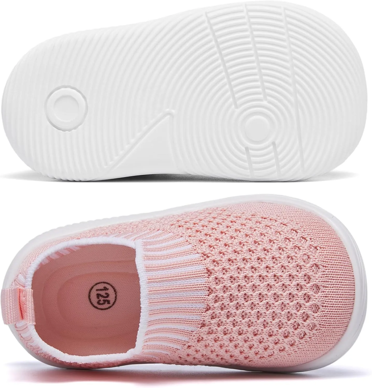 MORENDL Baby Shoes Toddler Walking Sock Shoes Non-Slip Breathable Boys & Girls Sneakers Infant Tennis Shoes